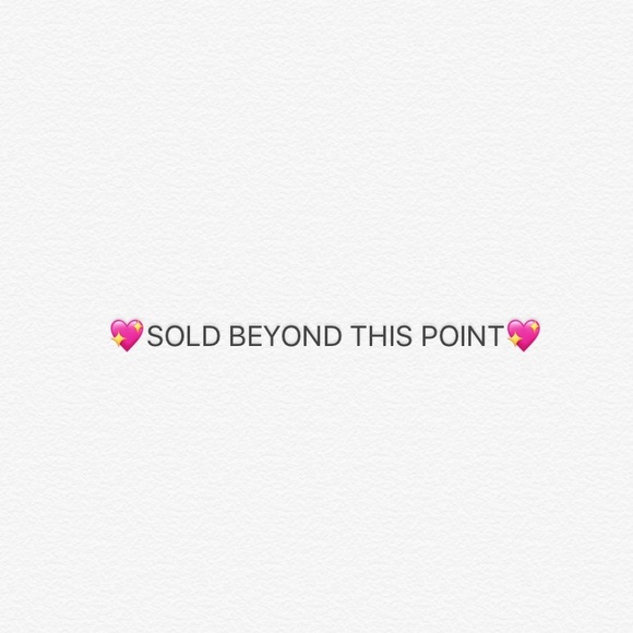 💖SOLD BEYOND THIS POINT💖 - Picture 1 of 1